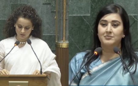 अपनी मां सुषमा स्वराज की तरह बांसुरी स्वराज ने ली संस्कृत भाषा में सांसद पद की शपथ