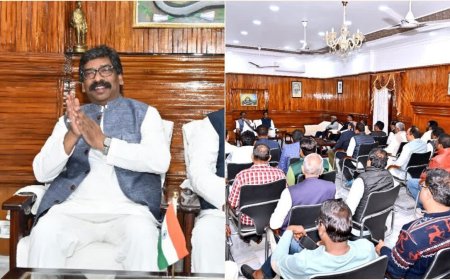 झारखंड: हेमंत सोरेन के सरकारी आवास पर विधायकों की बैठक आज, नेतृत्व परिवर्तन की अटकलें तेज