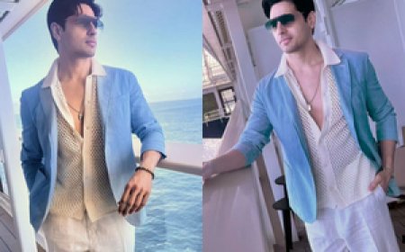 सिद्धार्थ मल्होत्रा ​​ने पेस्टल ब्लू ब्लेजर में शेयर की फोटो, फैंस बोले- 'हाय हॉटी'