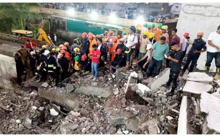 Gujarat Building : सूरत में छह मंजिला इमारत ढही , 7 की मौत, राहत कार्य जारी