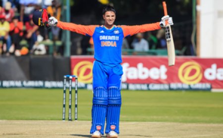 भारत ने जिम्बाब्वे को दिया 235 रनों का बड़ा टारगेट, अभिषेक शर्मा ने लगाया शतक