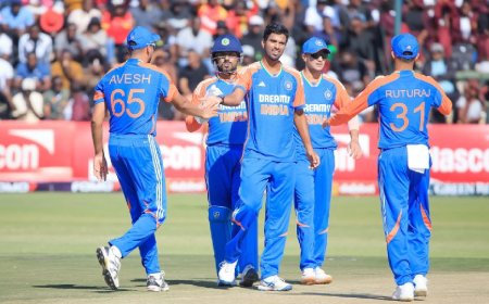 IND VS ZIM: दूसरे टी20 में भारत ने जिम्बाब्वे को 100 रनों से हराया, अभिषेक शर्मा बने प्लेयर ऑफ द मैच
