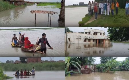 भारी बारिश बनी आफत: बंगाल से बिहार तक नदियों का जलस्तर बढ़ा
