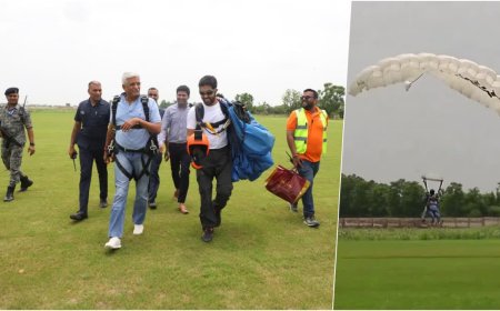 पहली बार भारत में निजी स्काइडाइविंग सुविधा शुरू होना महत्वपूर्ण : शेखावत
