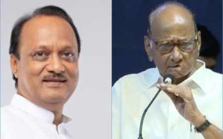 अजित पवार को बड़ा झटका, दो दर्जन नेता शरद पवार की पार्टी में शामिल