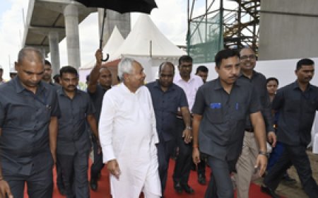 नीतीश ने संग्रहालय टनल निर्माण का लिया जायजा, निर्माण कार्य तेज करने के दिए निर्देश