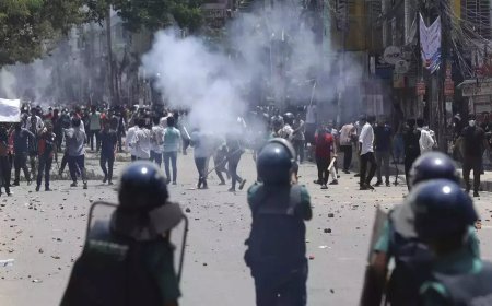Bangladesh Protest :बांग्लादेश में आरक्षण विरोधी आंदोलन के दौरान हिंसा, जेल और टीवी चैनल पर हमला