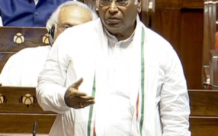 खड़गे ने कहा 'कुर्सी बचाओ' बजट, 'माताजी' वाली टिप्पणी पर सभी हंसे