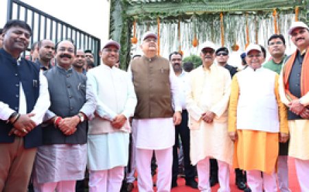 छत्तीसगढ़ विधानसभा परिसर में बनेगा 50 एकड़ का 'हरित बगीचा', अध्यक्ष रमन सिंह ने किया उद्घाटन