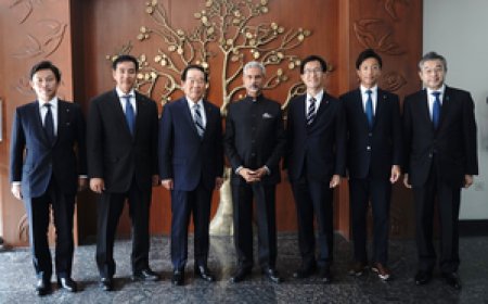 विदेश मंत्री जयशंकर ने जापानी प्रतिनिधिमंडल का स्वागत किया, साझेदारी बढ़ाने पर चर्चा हुई