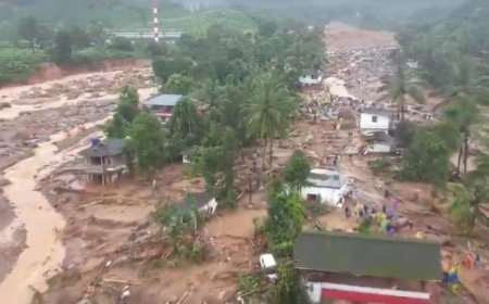 वायनाड में भूस्खलन से मरने वालों की संख्या 200 पार , सैकड़ों लोग अभी भी लापता, सर्च ऑपरेशन जारी 