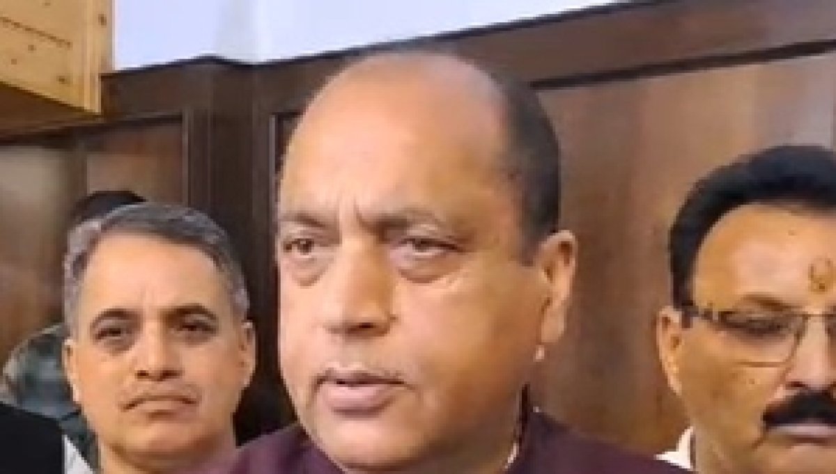 कांग्रेस के मंत्री हमें मर्यादा नहीं सिखाएं : जयराम ठाकुर