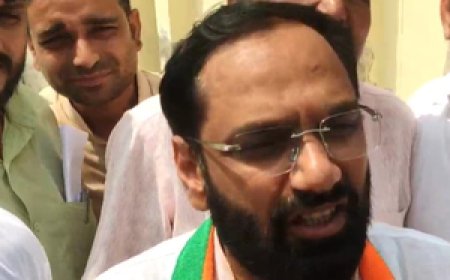 हरियाणा : उचाना कलां से भाजपा प्रत्याशी देवेंद्र अत्री ने भरा नामांकन