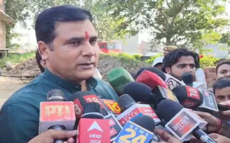 गाजियाबाद में यति महाराज की टिप्पणी पर विधायक नंदकिशोर गुर्जर की प्रतिक्रिया हुई वायरल