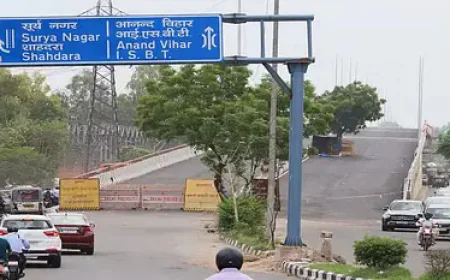 आनंद विहार-अप्सरा बॉर्डर एलिवेटेड कॉरिडोर का उद्घाटन जल्द: पीडब्ल्यूडी ने मुख्यमंत्री को पत्र भेजा