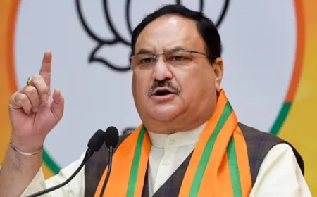 जेपी नड्डा ने खड़गे के 'आतंकवादी पार्टी' वाले बयान पर किया पलटवार