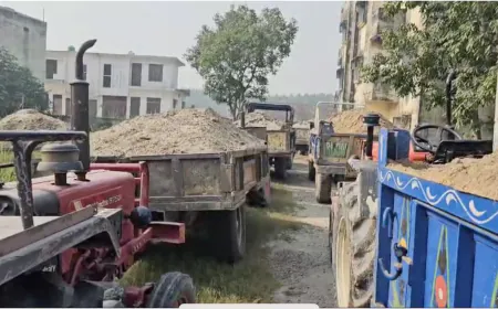 लक्सर में अवैध खनन पर प्रशासन का शिकंजा, सात वाहन जब्त