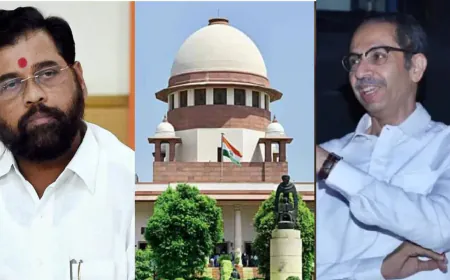 शिवसेना और एनसीपी पर अधिकार को लेकर सुप्रीम कोर्ट में आज सुनवाई