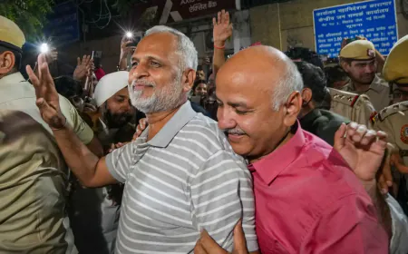 सत्येंद्र जैन को मिली जमानत, तिहाड़ जेल से हुए रिहा