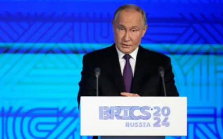 BRICS समूह की आर्थिक हिस्सेदारी G7 से आगे: व्लादिमीर पुतिन