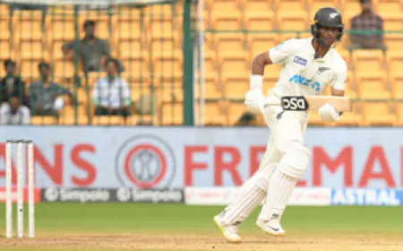 बेंगलुरु टेस्ट में अपने प्रदर्शन से खुश हैं रचिन रवींद्र, बताया किन चीजों पर ध्यान देकर मिली सफलता