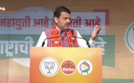 महाराष्ट्र चुनाव: फडणवीस ने कहा, "वोटों का धर्म युद्ध लड़ेंगे", ओवैसी को दी चेतावनी