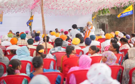 Pandori Hasan में Harmeet Sandhu को मिल रहा जबरदस्त समर्थन, गांव-गांव में दिखा APP के हक में जोश