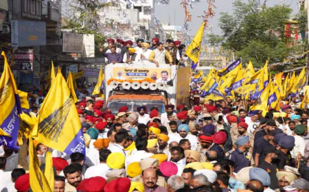 Mann और Kejriwal का तूफानी दौरा, Sandhu की जीत को बताया सीमावर्ती क्षेत्र के development की कुंजी