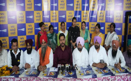 Tarn Taran By-Election: AAP में शामिल हुए कई नेता, Sherry Kalsi ने Development और Women’s Welfare को प्राथमिकता बताया