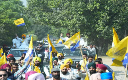 Tarn Taran में APP के Mega Road Show में उमड़ा युवाओं का सैलाब, Harmeet Sandhu की जीत तय