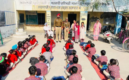 Mann सरकार की Punjab Police बच्चों को बना रही Digital Safety Warriors, ‘Cyber Jaago’ से लेकर ‘Saanjh’ तक— Schools में शुरू हुआ बड़ा बदलाव