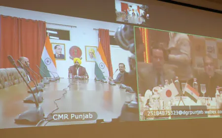 Chief Minister ने Japan के साथ Strong Partnership की वकालत, Investors को Punjab आने का दिया निमंत्रण; उन्नत निर्माण, Electronics, Food Processing और Renewable Energy में बढ़ेंगी संभावनाएँ