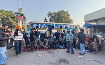 Sangrur में प्रदर्शनकारी Roadways employees के खिलाफ बड़ी कार्रवाई; Police ने protesters पर किया case दर्ज