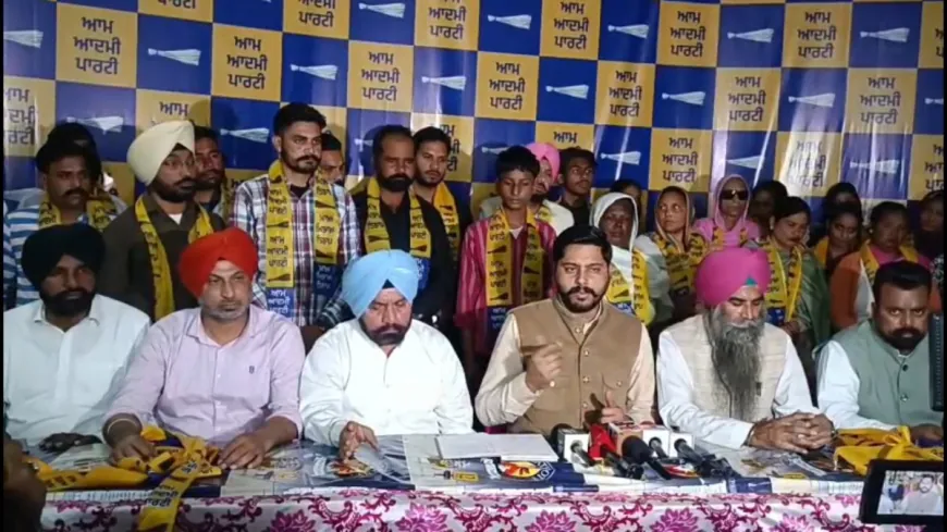 Tarn Taran में APP को बड़ी मज़बूती, Congress और BJP छोड़ कई परिवार हुए AAP में शामिल, Harmeet Sandhu की जीत को कार्यकर्ताओं ने बताया तय