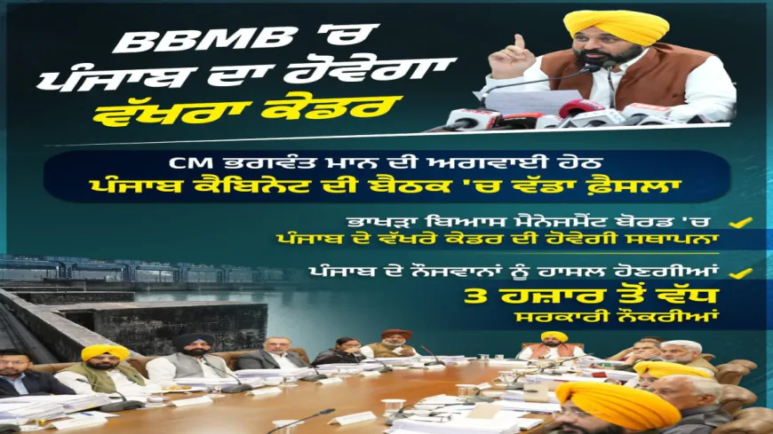 BBMB में 3000+ Government Jobs का रास्ता साफ, Punjab Government ने बनाया अलग कैडर