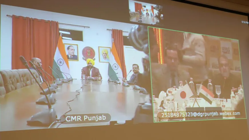 Chief Minister ने Japan के साथ Strong Partnership की वकालत, Investors को Punjab आने का दिया निमंत्रण; उन्नत निर्माण, Electronics, Food Processing और Renewable Energy में बढ़ेंगी संभावनाएँ