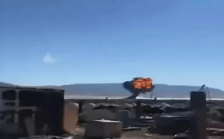 California में US F-16 Fighter Jet Crash, Pilot कुछ Seconds पहले Safely निकला बाहर