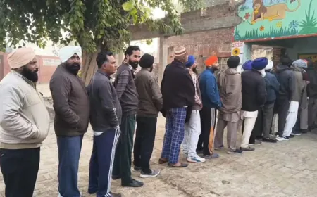 Punjab: जिला परिषद, पंचायत समिति चुनाव के लिए मतदान शुरू, 9,000 से अधिक उम्मीदवार मैदान में