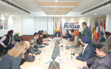 CM मान ने पंजाब को यू.के. के लिए निवेश हब के रूप में प्रस्तुत किया