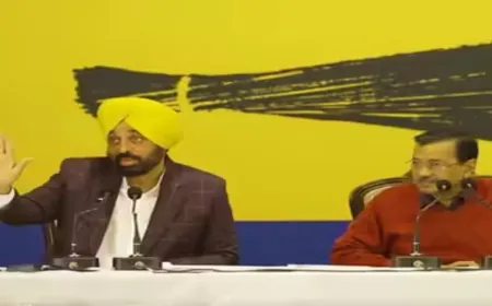 केजरीवाल-मान बोले- चुनावी रिजल्ट AAP के काम पर मुहर:SAD अब बठिंडा-लंबी की पार्टी बनी, धक्केशाही का आरोप लगाने वाले चन्नी अपना हाल देखें