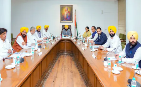 पंजाब सरकार की Cabinet meeting  :दोपहर तीन बजे सीएम आवास पर होगी; जनवरी के दूसरे सप्ताह में स्पेशल सेशन