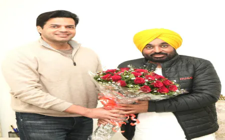 CM Mann  ने योजना बोर्ड के वाइस चेयरपर्सन को राज्य की तरक्की और खुशहाली के लिए काम करने को कहा