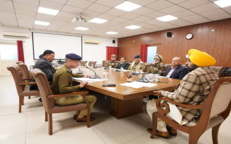 भगवंत मान ने ली law and Order पर बैठक:नशे के खिलाफ अभियान तेज करने और गैंगस्टरों पर सख्त कार्रवाई के आदेश
