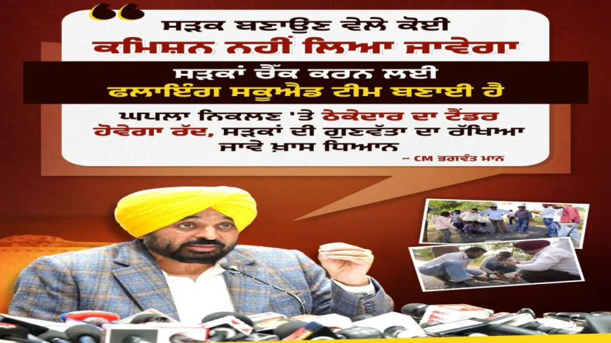 Punjab में Road Quality पर सख्ती: Contractors होंगे Blacklisted, 5 साल Maintenance और Panchayat की Approval अनिवार्य