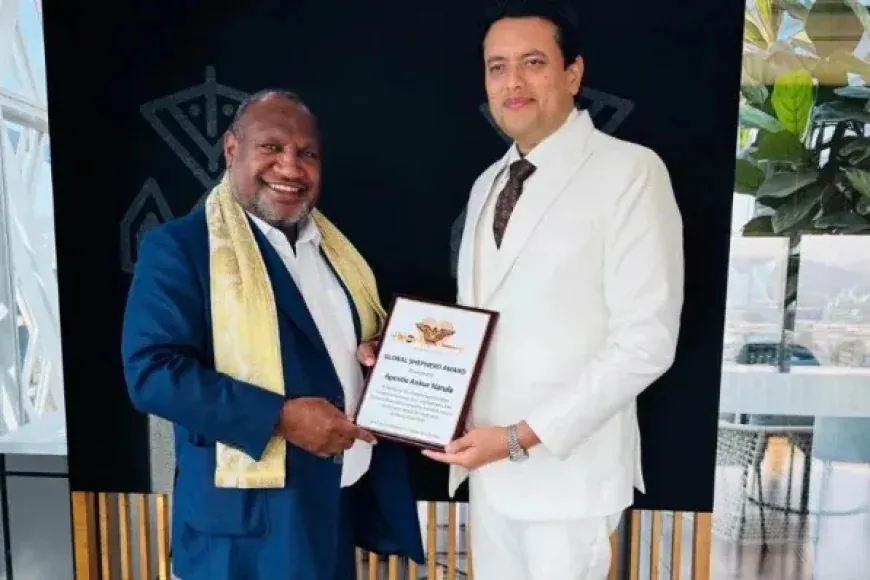 अंतरराष्ट्रीय मंच पर चमका पंजाब का नाम: पापुआ न्यू गिनी के PM ने डॉ. अंकुर नरूला को 'ग्लोबल शेफर्ड अवॉर्ड' से किया सम्मानित