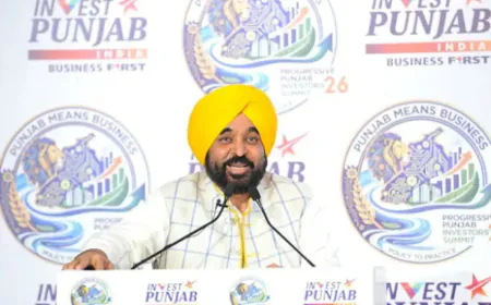 मोहाली में 'प्रोग्रेसिव पंजाब समिट' का समापन: CM मान ने निवेशकों को दिया खुला न्योता, हर 6 महीने में होगी प्रगति की समीक्षा